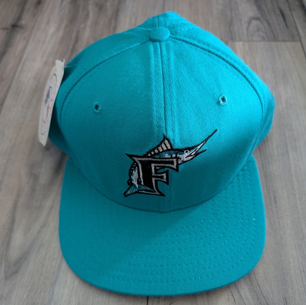 NWT Vintage 1990s Deadstock Florida Marlin's Baseball Hat